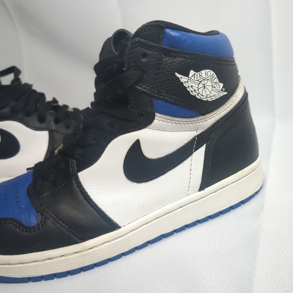 Nike Jordan 1 royal toe blue sz8.5 - Picture 4 of 16